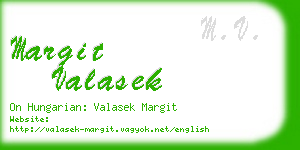 margit valasek business card